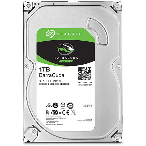   Seagate BarraCuda HDD (1TB)