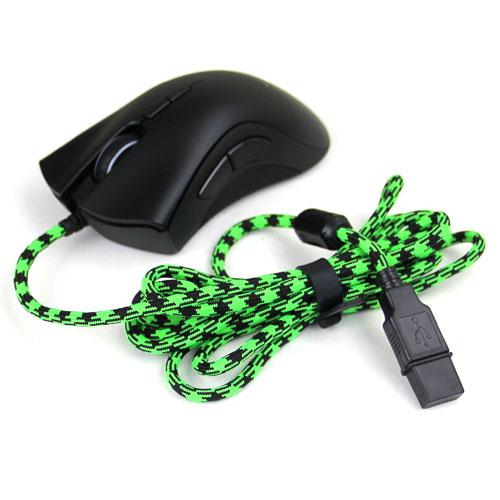   Razer DeathAdder Elite + Paracord Cable Snake
