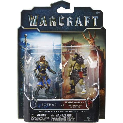  Warcraft Movie Mini Lothar and Horde Warrior