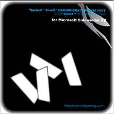 Ножки для мыши WarWolf SilenX for Microsoft Sidewinder X8