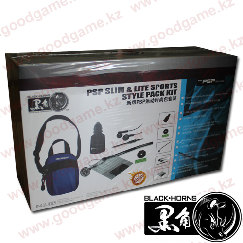 Black Horns PSP Slim & Lite Sports Style Pack Kit