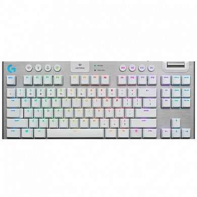 Игровая клавиатура Logitech G915 TKL Lightspeed (White)