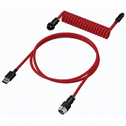 Провод для механической клавиатуры HyperX USB-C Coiled Cable Red