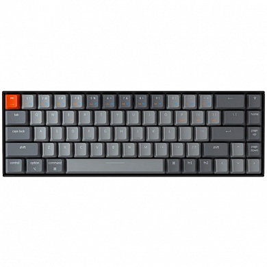 Игровая клавиатура Keychron K6 (RGB Aluminum Frame, Gateron G Pro Mechanical Hot-Swap, Red Switch)