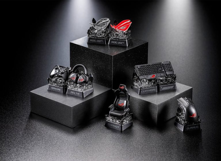 COMPUTEX 2026: ASUS представила коллекционные кейкапы ROG Keycap Mystery Box Edition 20 к 20-летию бренда