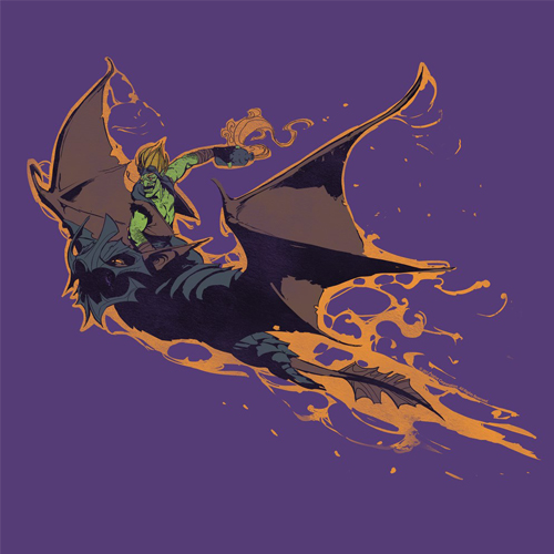 Футболка Jinx DOTA 2 Bat Rider Premium Tee — изображение 2