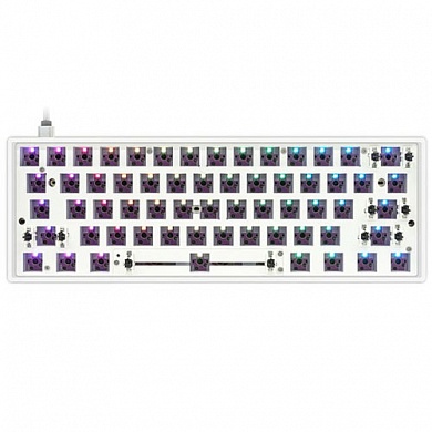 База для клавиатуры Skyloong GK61 (White frame, White base)