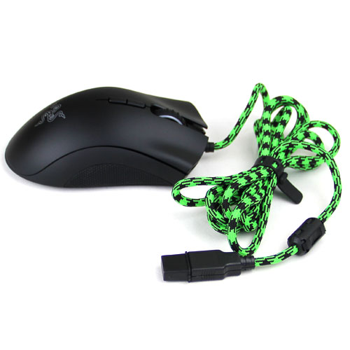 Игровая мышь Razer DeathAdder Elite + Paracord Cable Snake — изображение 2