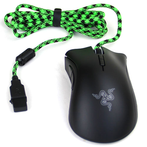 Игровая мышь Razer DeathAdder Elite + Paracord Cable Snake — изображение 4