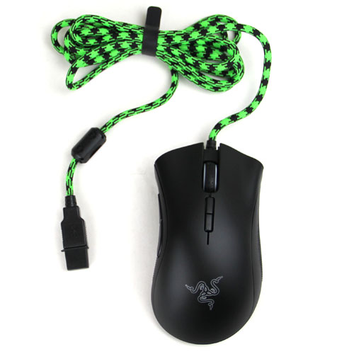 Игровая мышь Razer DeathAdder Elite + Paracord Cable Snake — изображение 5
