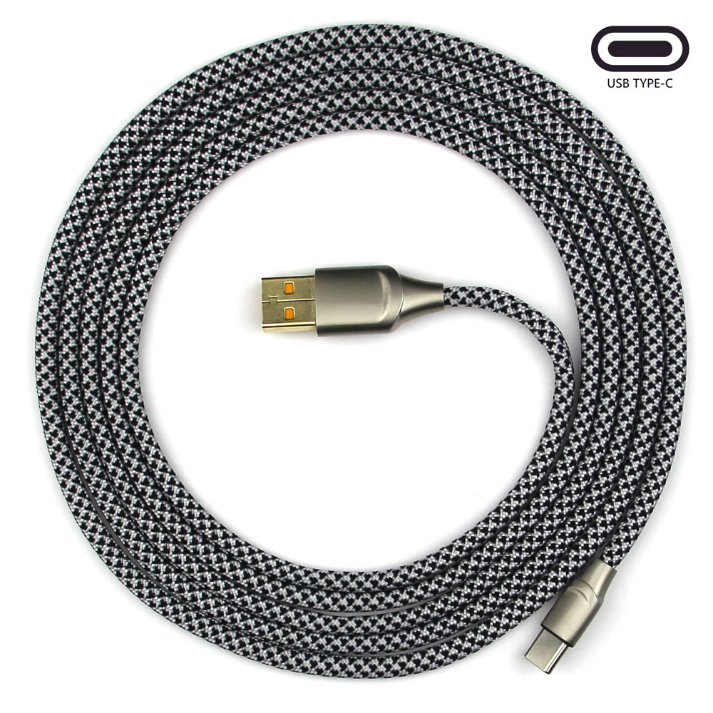 Кабель Paracord Cable USB C