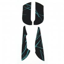 Нескользящие наклейки для мыши Xtrfy M42 (Black-Green Stripes)