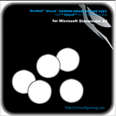 Ножки для мыши WarWolf SilenX for Microsoft Sidewinder X5